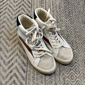 Madewell White and Brown Sneakers with Vintage Appeal